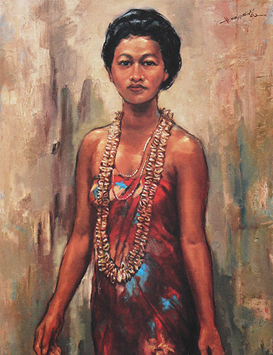 Hoessein Enas - Lady in Sarong